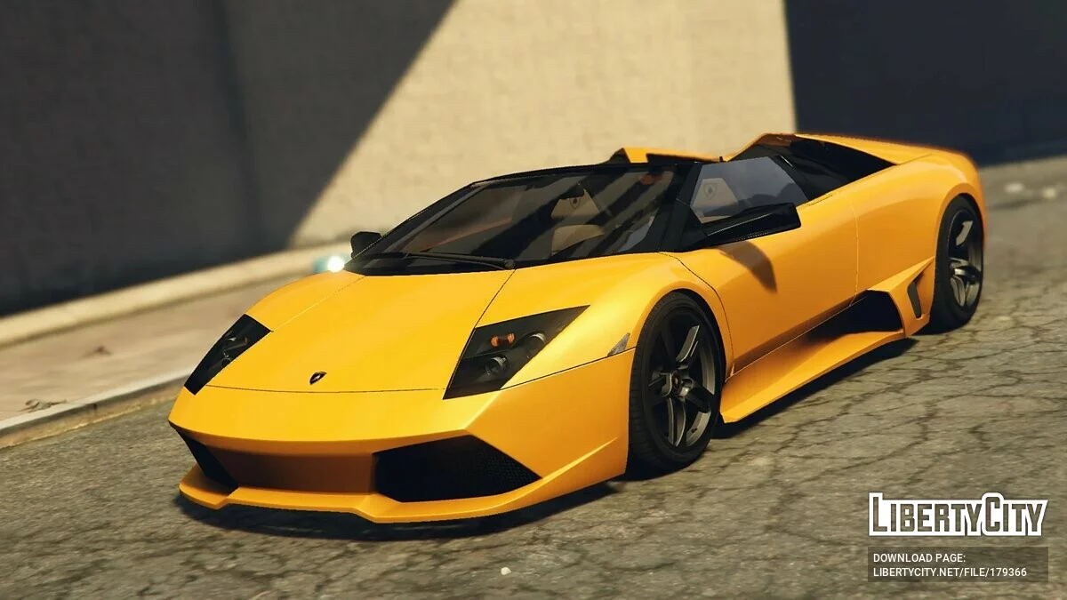 2008 Lamborghini Murcielago LP 640-4 Roadster v1.3 / GTA 5