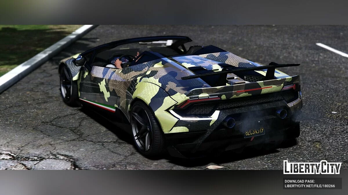 2018 Lamborghini Huracan Performante Spyder Liberty Walk / GTA 5