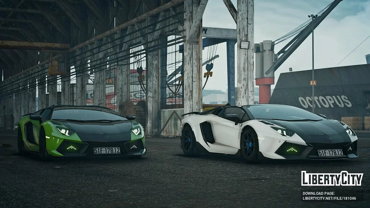 Lamborghini Aventador Mansory Carbonado Apertos Color v1.0 / GTA 5