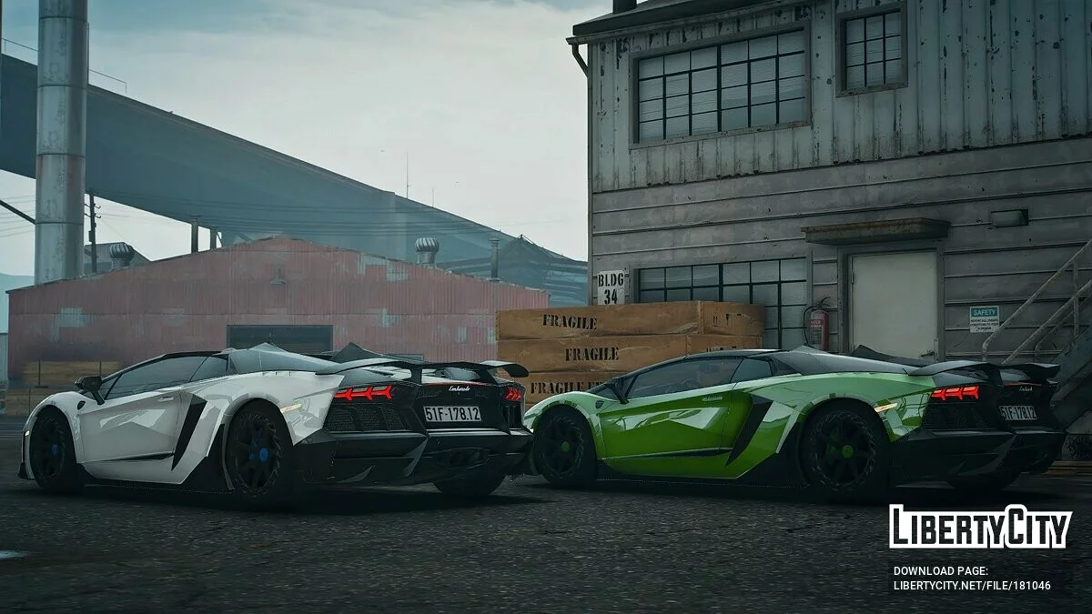 Lamborghini Aventador Mansory Carbonado Apertos Color v1.0 / GTA 5