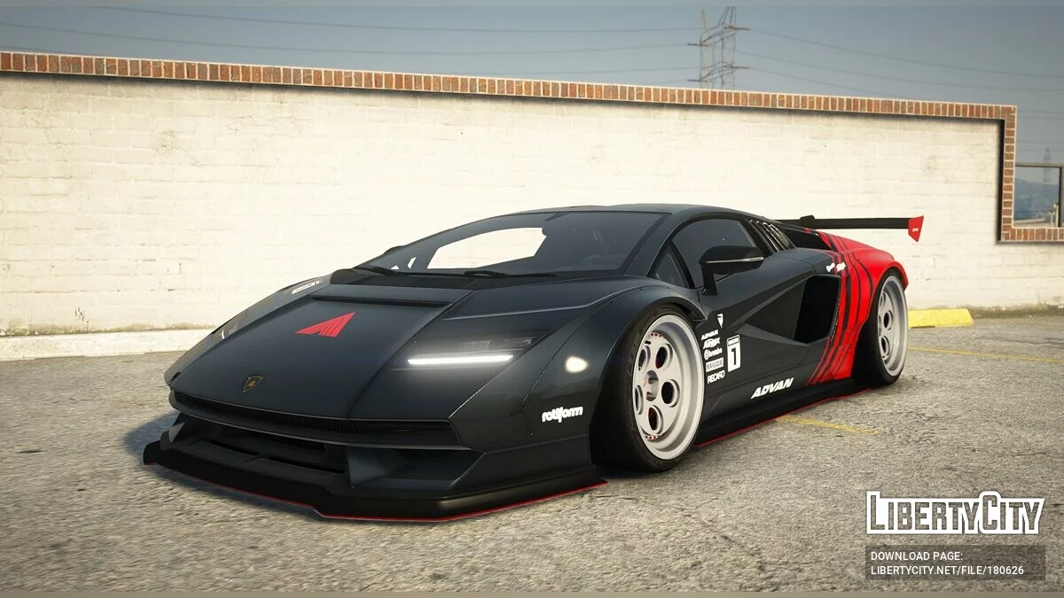 Lamborghini Countach LPI 800-4 / GTA 5
