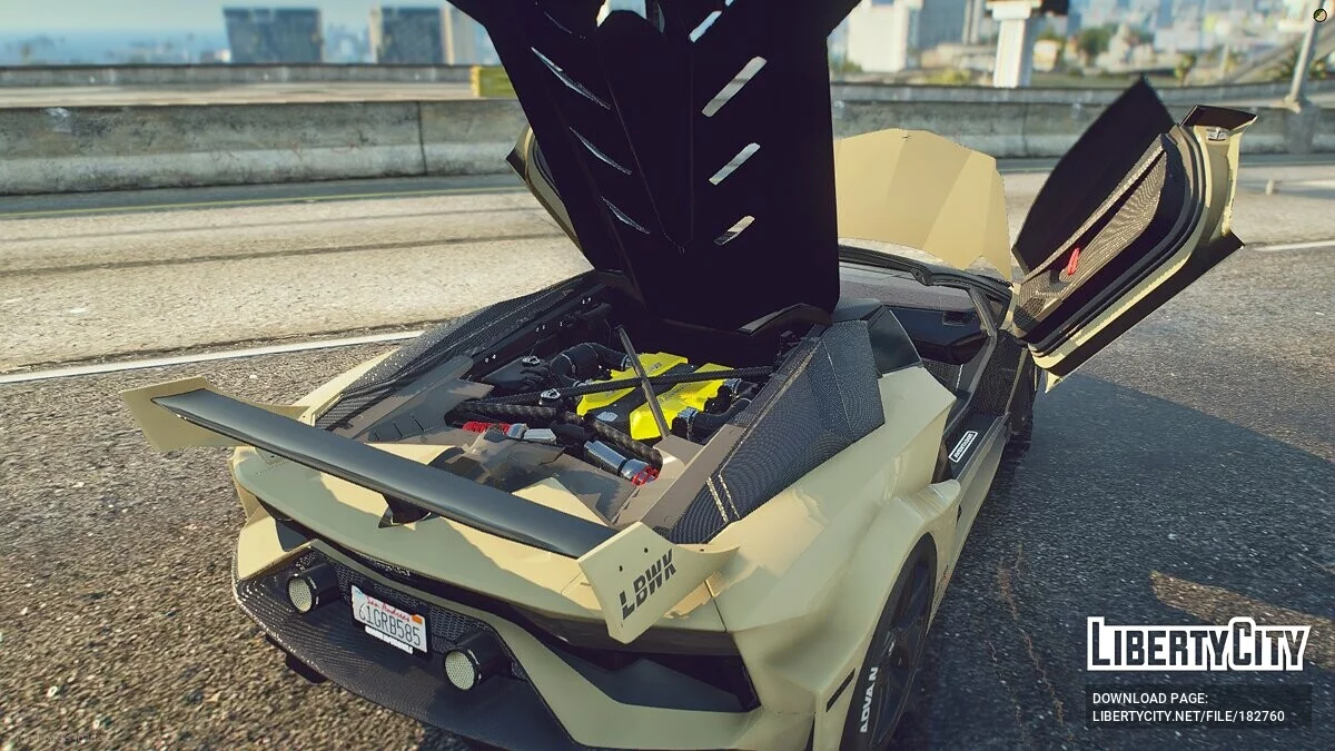 Lamborghini Aventador LB Silhouette Roadster / GTA 5