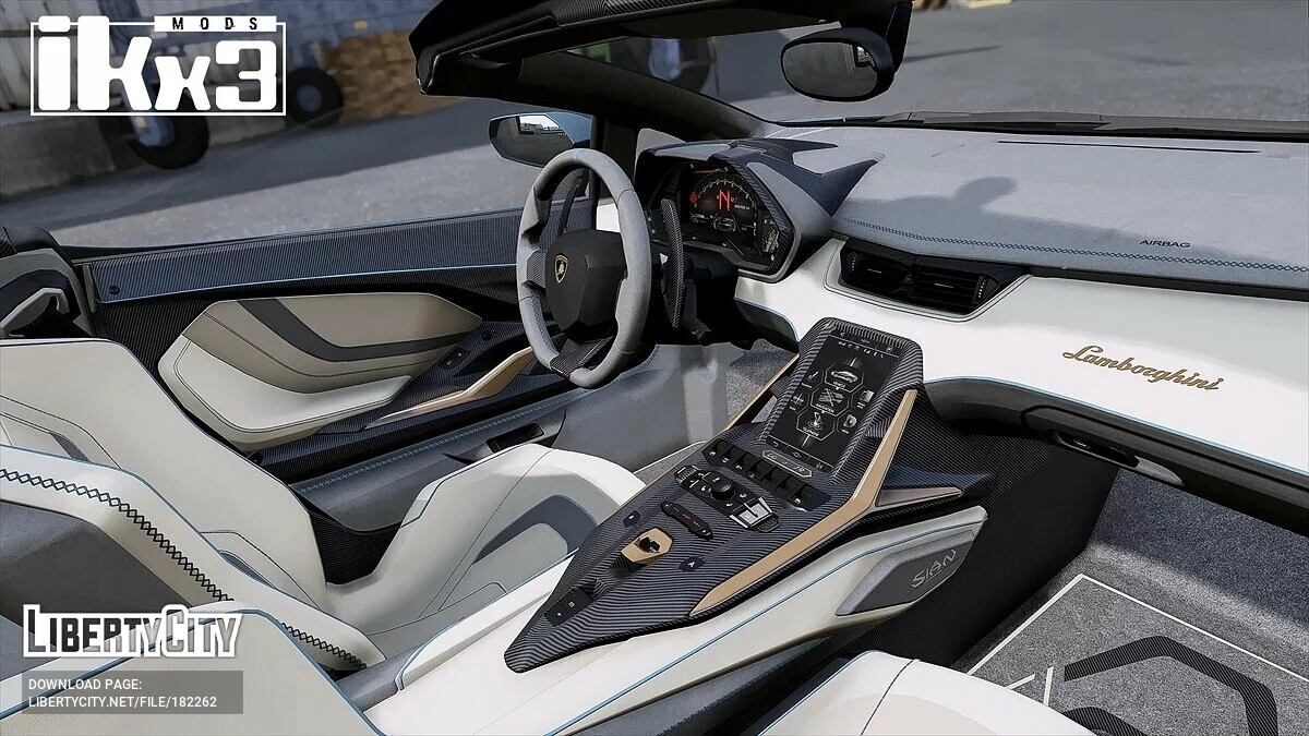 Lamborghini Sian Roadster 2021 [Add-On | Extras] 1.0 / GTA 5