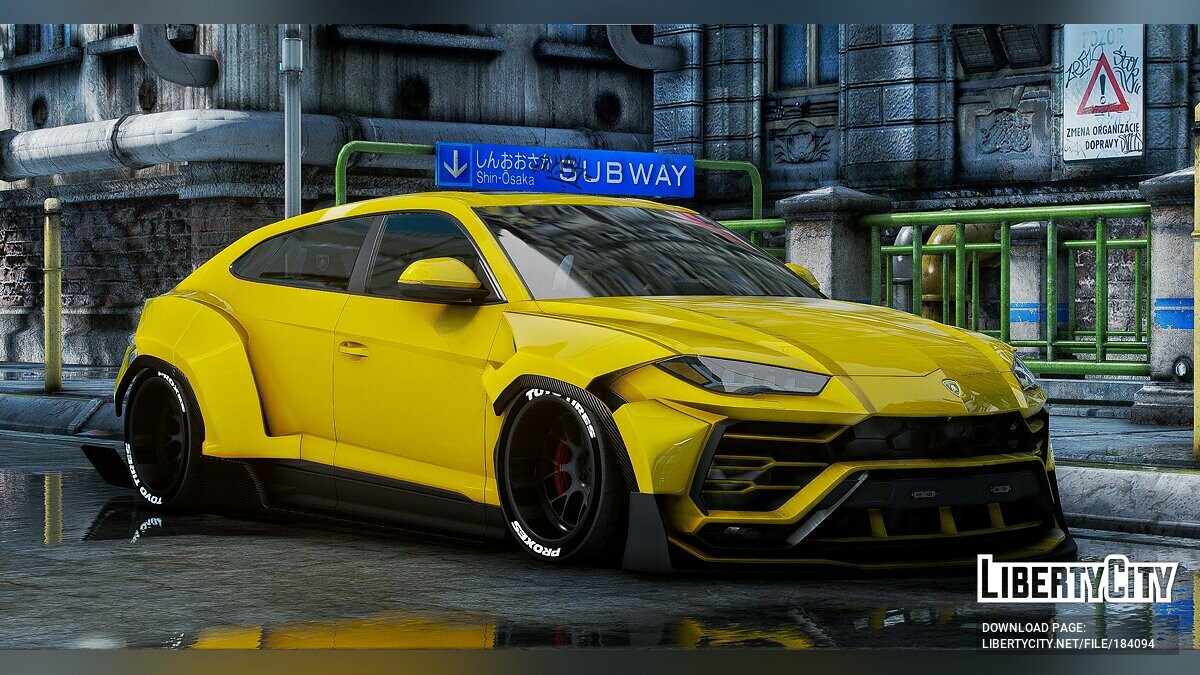 Скачать Lamborghini Urus Widebody PD для GTA 5