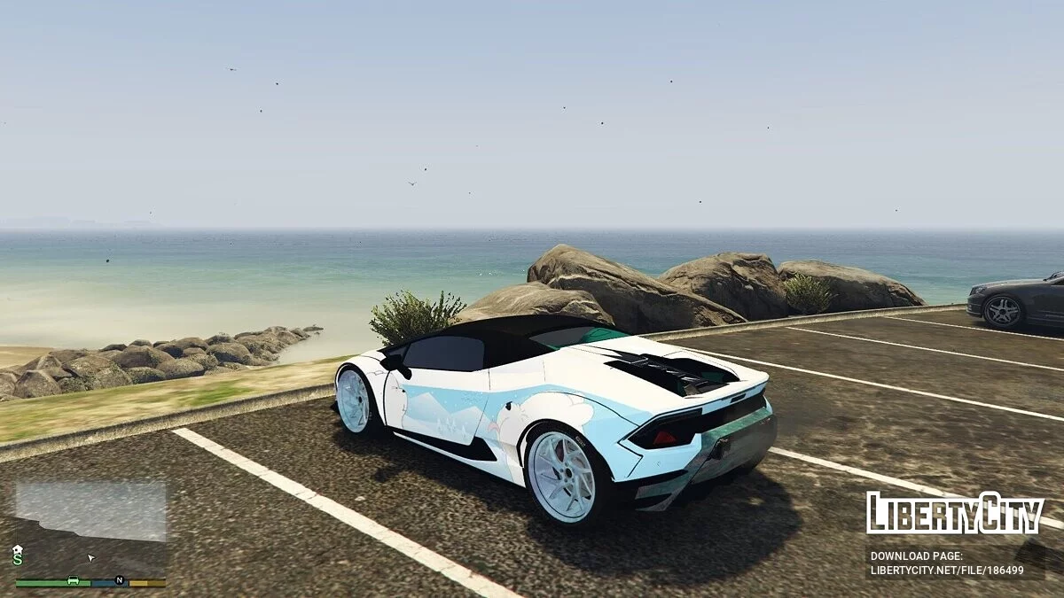 2018 Lamborghini Huracan Performante Spyder Liberty Walk White Bear / GTA 5