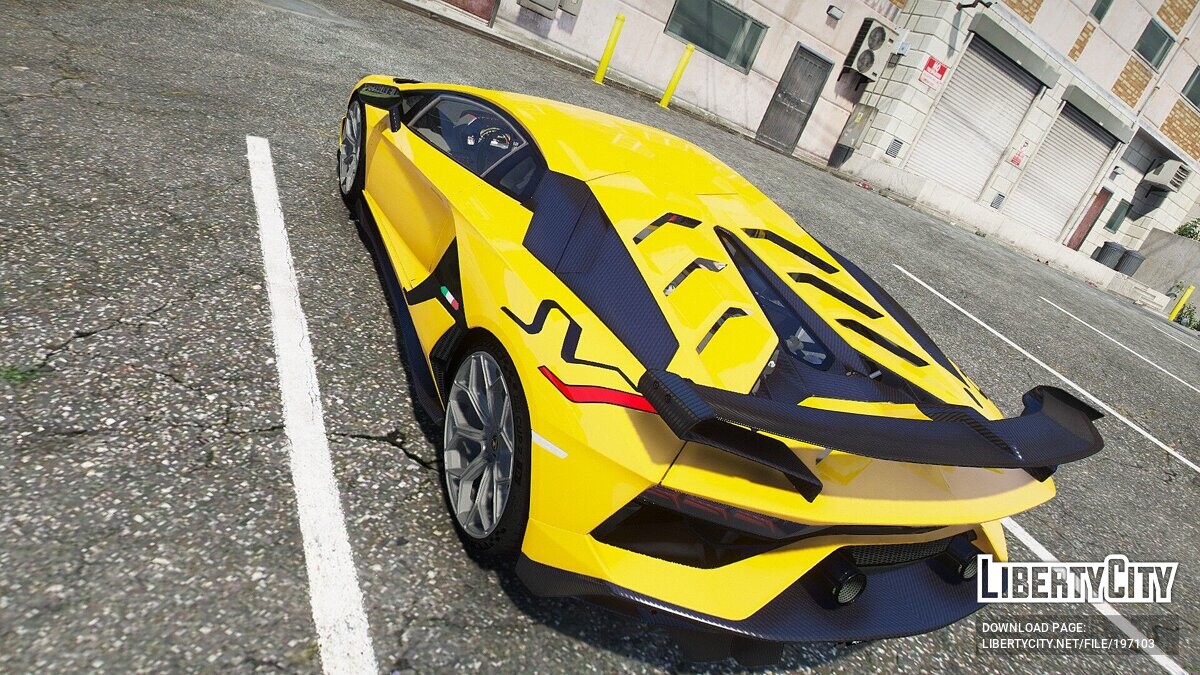 Скачать Lamborghini Aventador SVJ для GTA 5