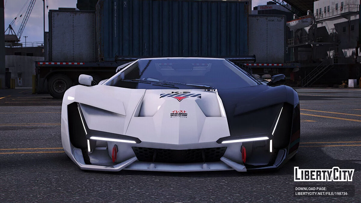 Lamborghini Countach KS Widebody TwinTurbo Custom V2 / GTA 5