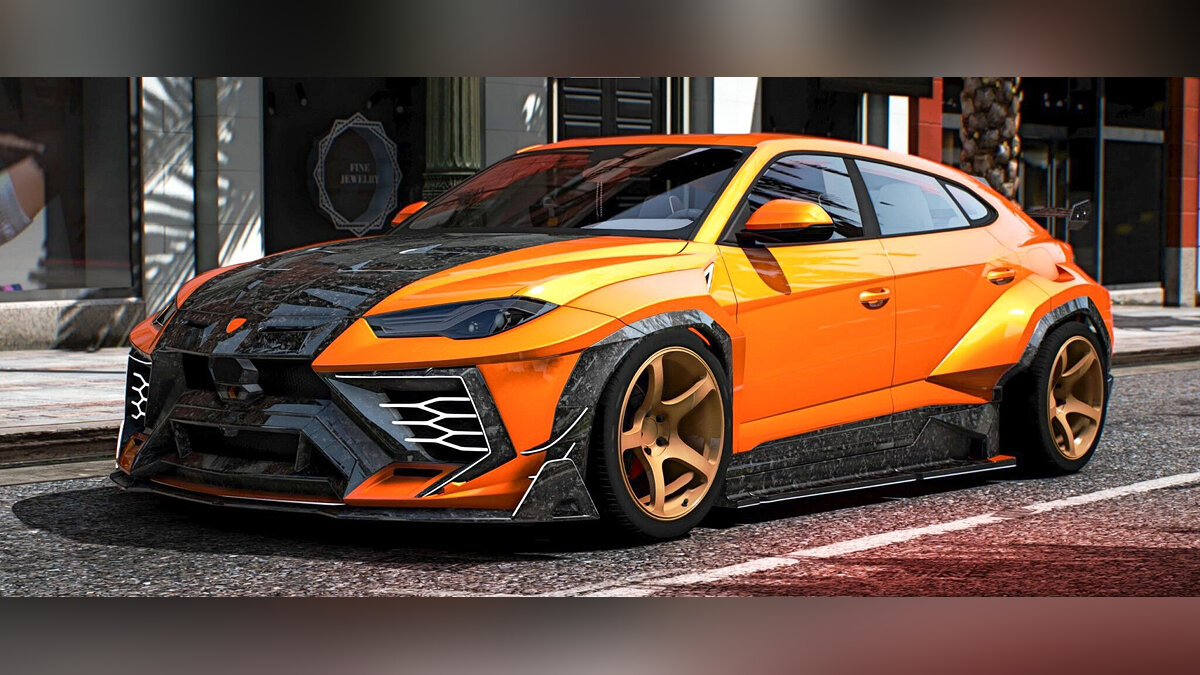 Скачать Lamborghini Urus Mansory WB для GTA 5