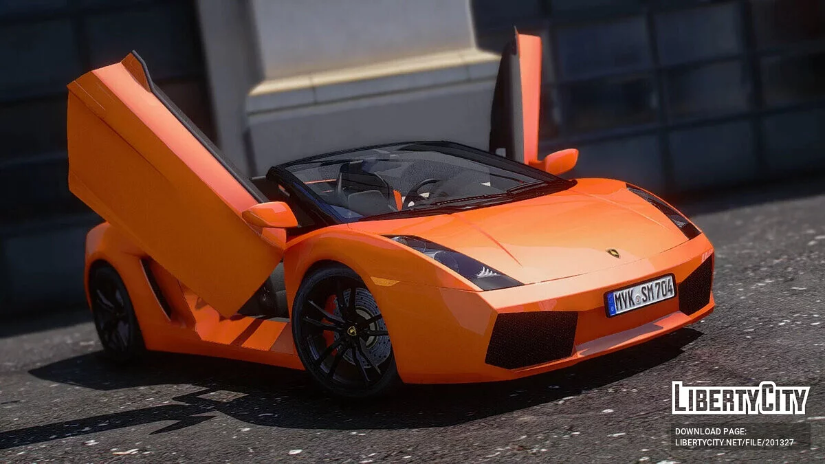 2005 Lamborghini Gallardo Spyder [Add-on] 1.1 / GTA 5