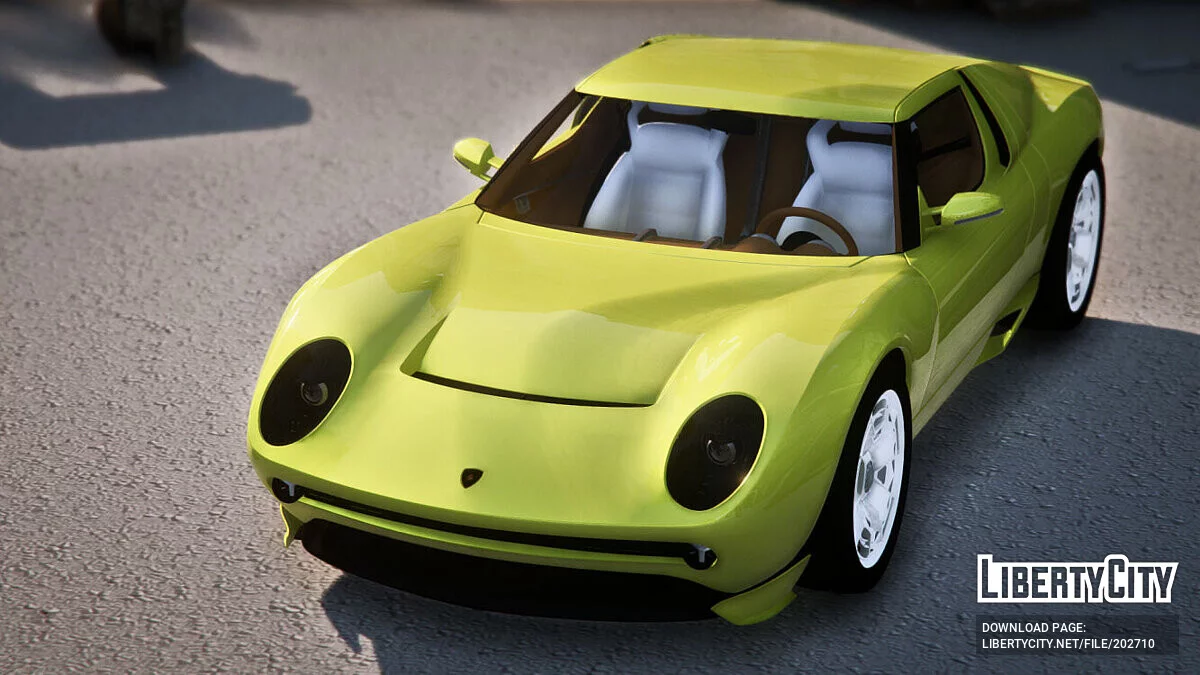 2006 Prototype Lamborghini Miura v1.1 / GTA 5