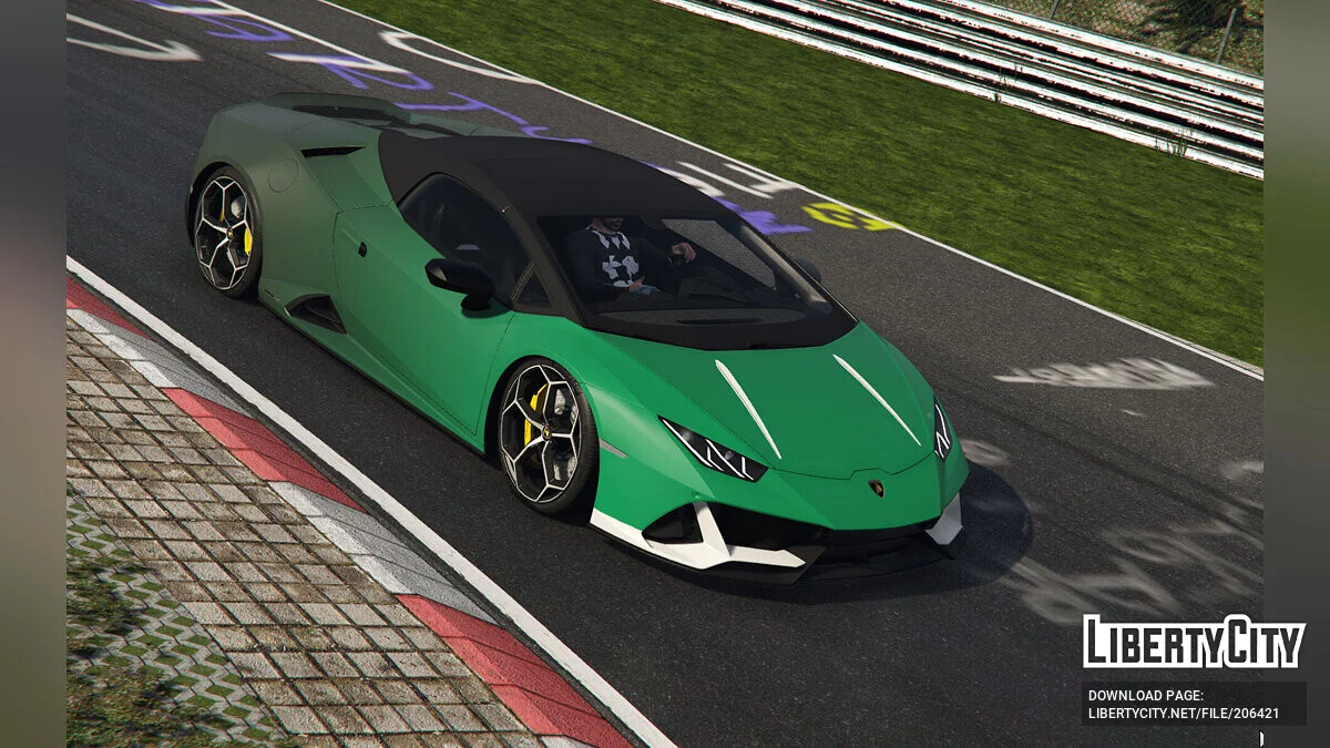 2020 Lamborghini Huracan Evo Spyder The Burnt Green / GTA 5