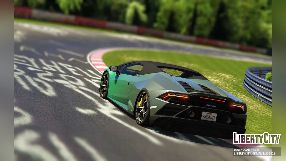 2020 Lamborghini Huracan Evo Spyder The Burnt Green / GTA 5