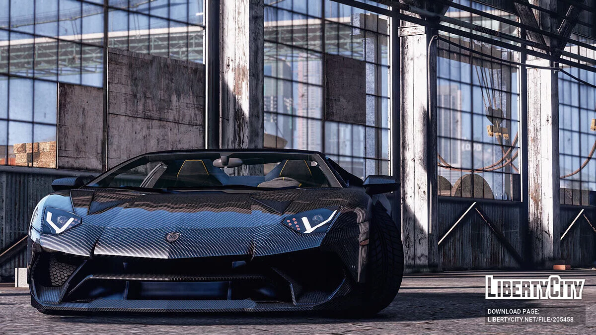 Lamborghini Aventador LP700- Roadster Carbonado / GTA 5