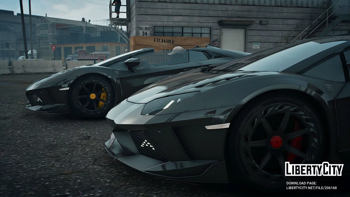 Lamborghini Aventador Mansory Carbonado Apertos Full Carbon v1.0 / GTA 5
