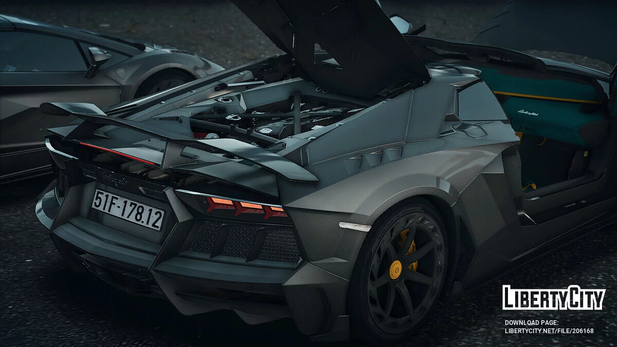 Lamborghini Aventador Mansory Carbonado Apertos Full Carbon v1.0 / GTA 5