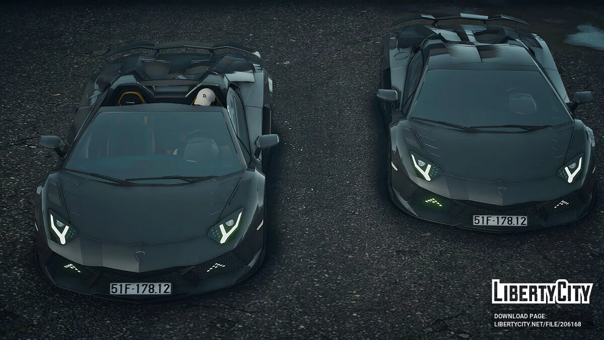 Lamborghini Aventador Mansory Carbonado Apertos Full Carbon v1.0 / GTA 5