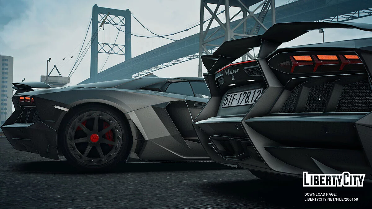Lamborghini Aventador Mansory Carbonado Apertos Full Carbon v1.0 / GTA 5