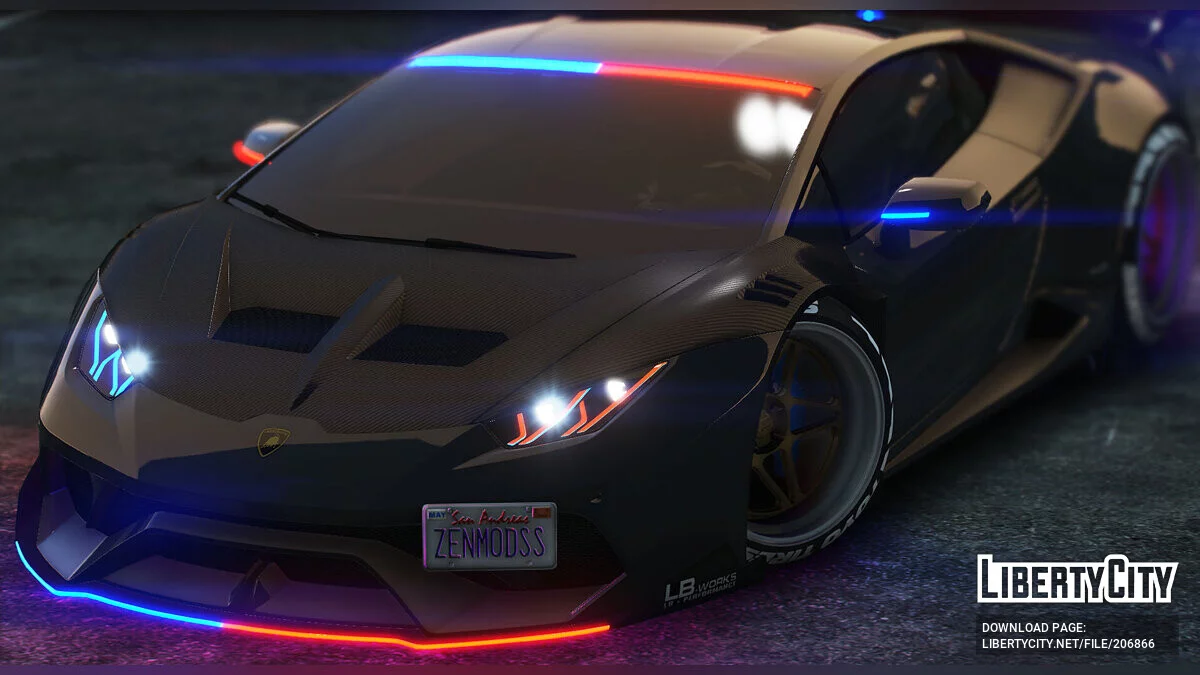 Lamborghini Huracan Liberty Walk / GTA 5