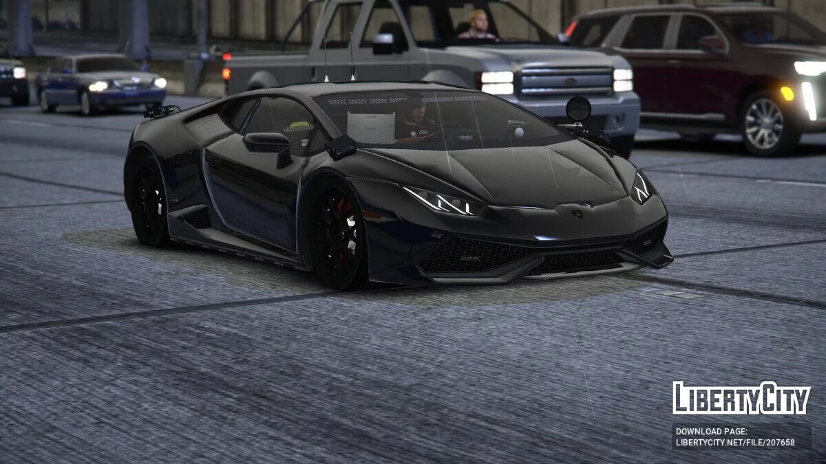 Lamborghini Huracan Speed Enforcement Unit Unmarked / GTA 5