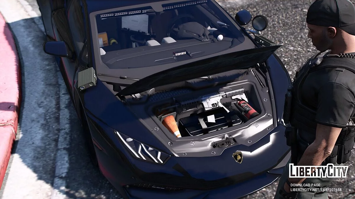 Lamborghini Huracan Speed Enforcement Unit Unmarked / GTA 5