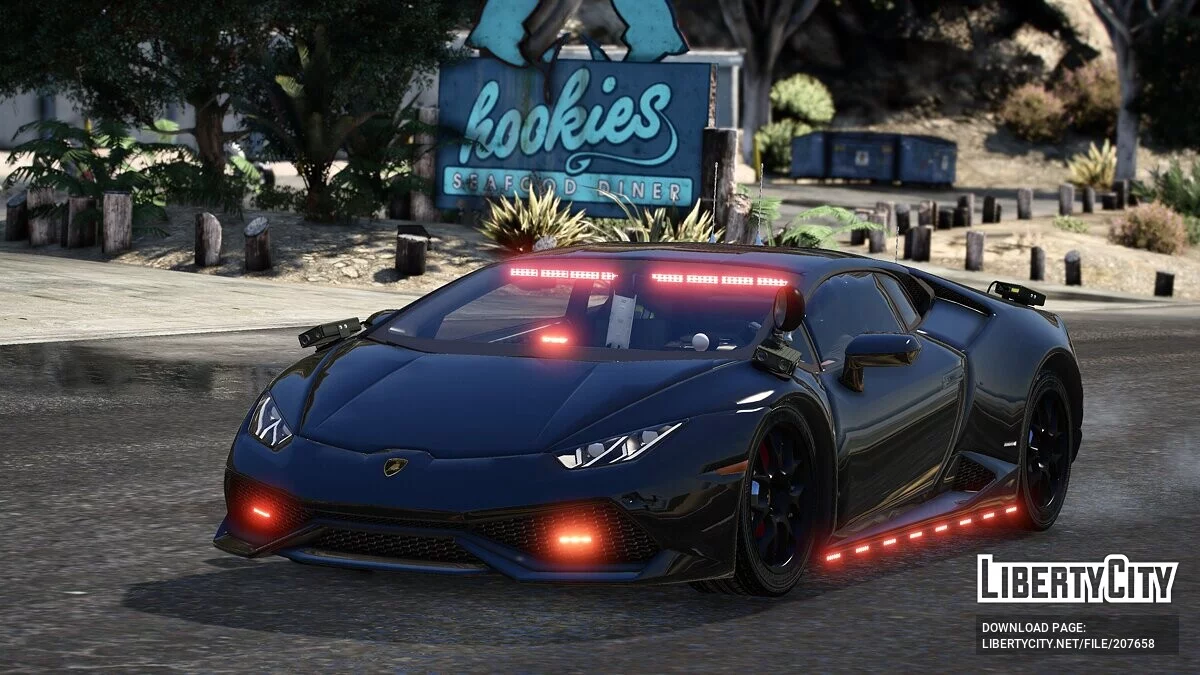 Lamborghini Huracan Speed Enforcement Unit Unmarked / GTA 5