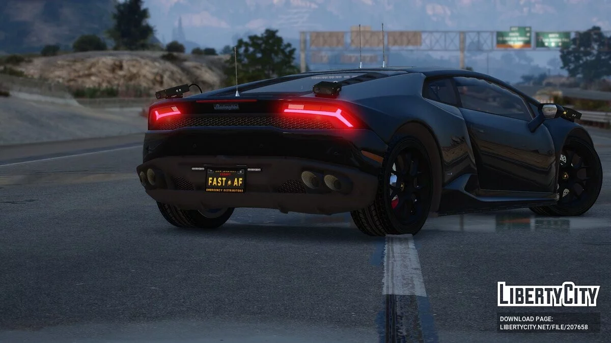 Lamborghini Huracan Speed Enforcement Unit Unmarked / GTA 5
