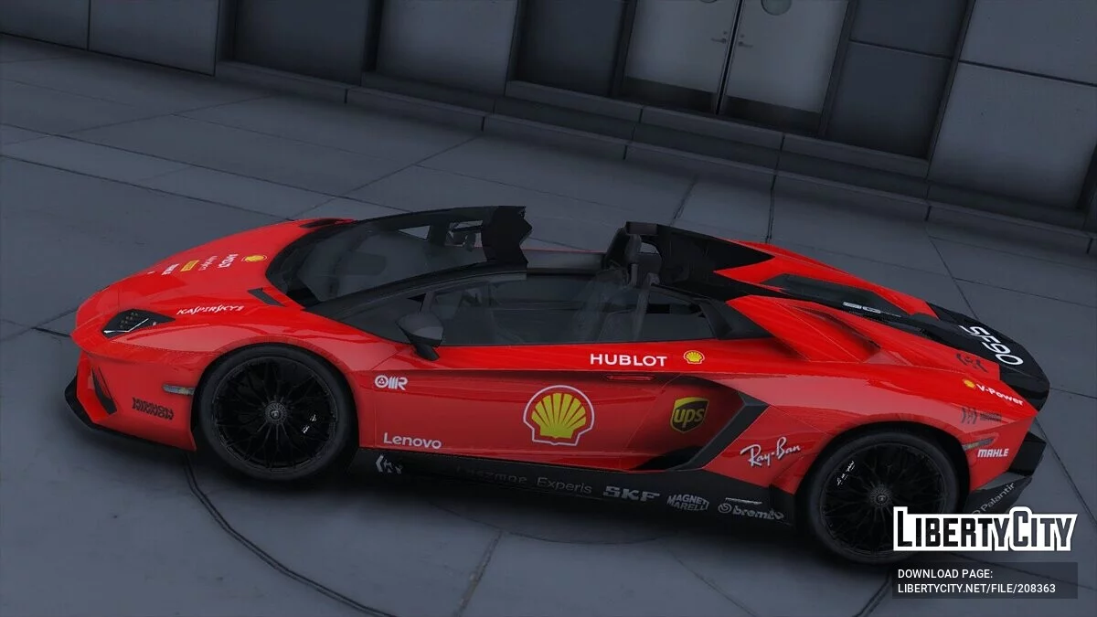 Lamborghini Aventador S Roadster Mission Winnow Design / GTA 5