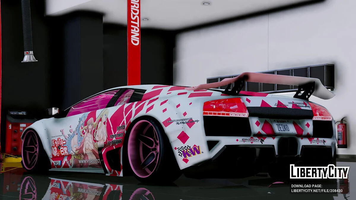 Lamborghini Murcielago Monster Musume Itasha / GTA 5