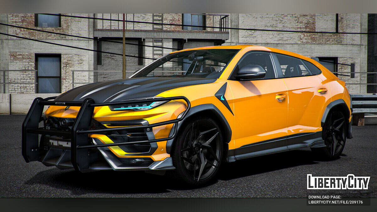 Скачать Lamborghini Urus Mafia Edition для GTA 5