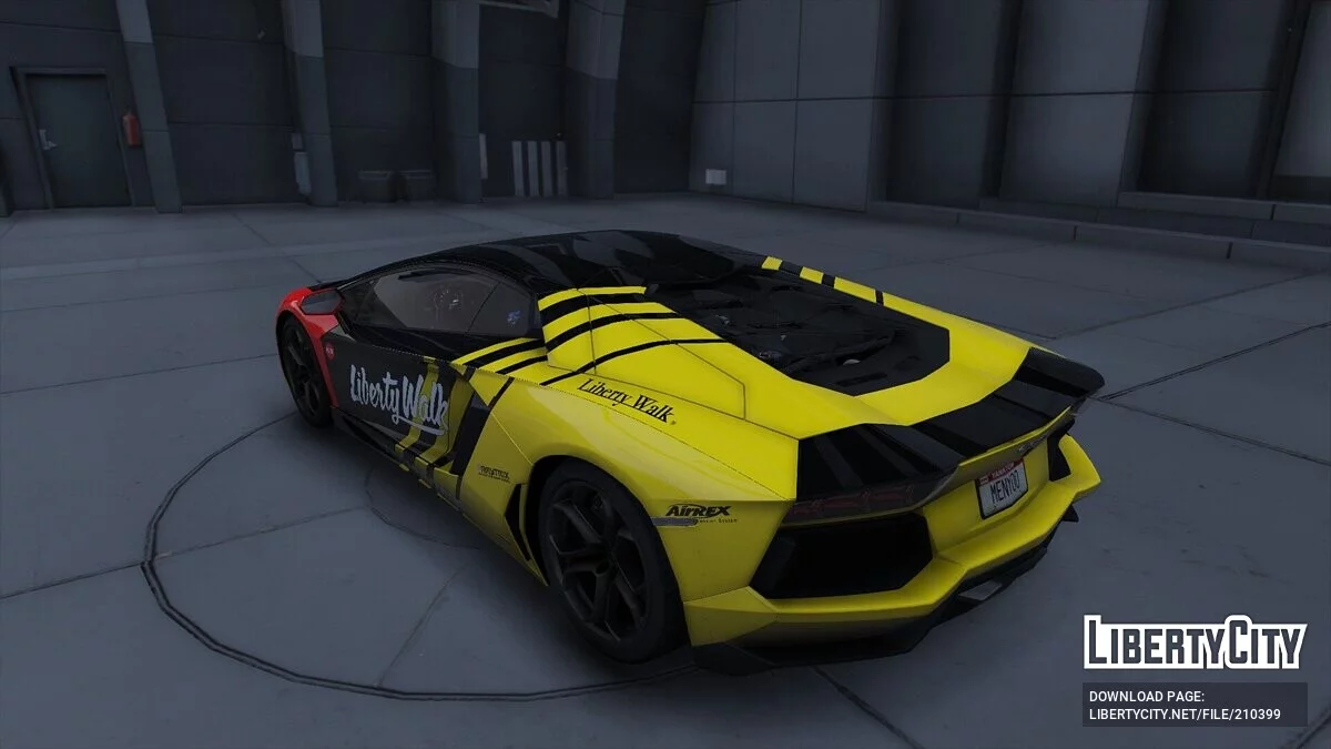 Lamborghini Aventador Liberty Walk-Kyza Saalem / GTA 5