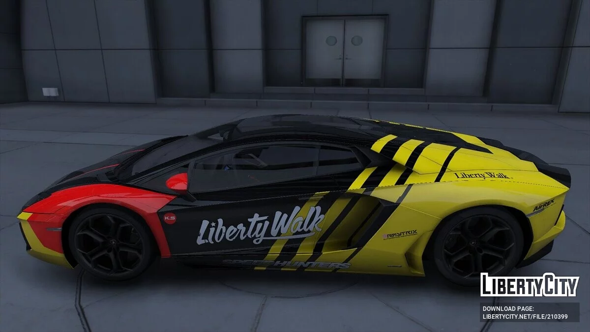 Lamborghini Aventador Liberty Walk-Kyza Saalem / GTA 5