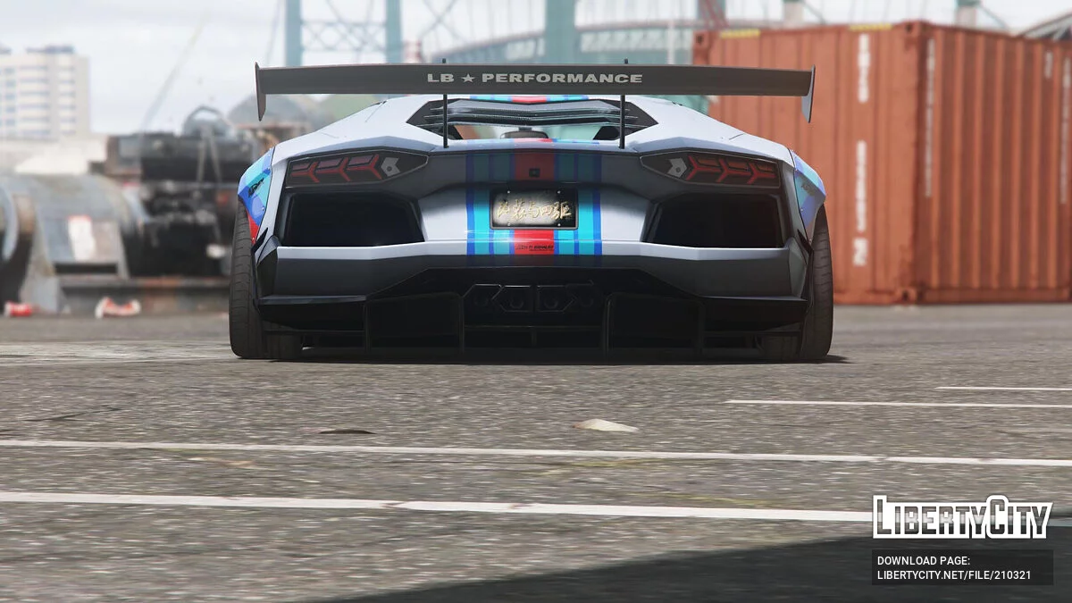 Lamborghini Aventador LP700-4 LibertyWalk Martini Сoating / GTA 5