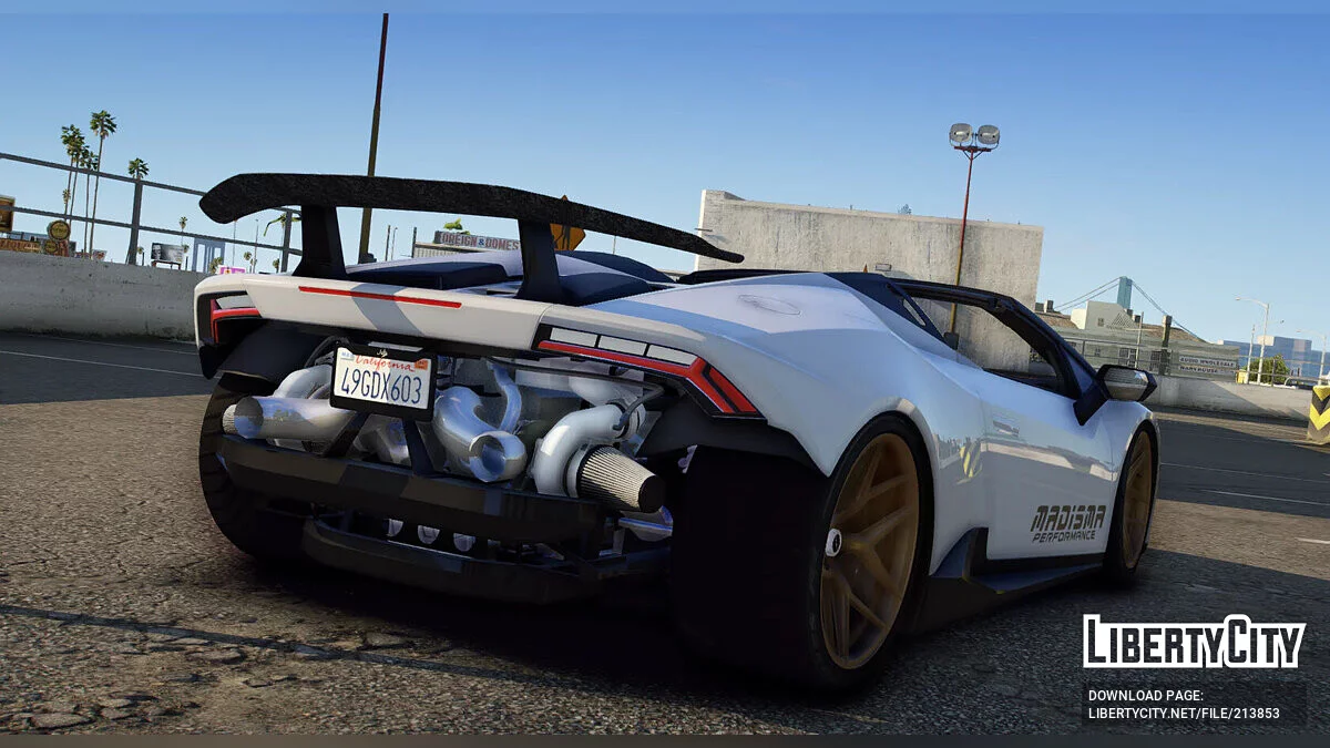 2016 Lamborghini Huracan Performante Spyder Madisma Performance / GTA 5