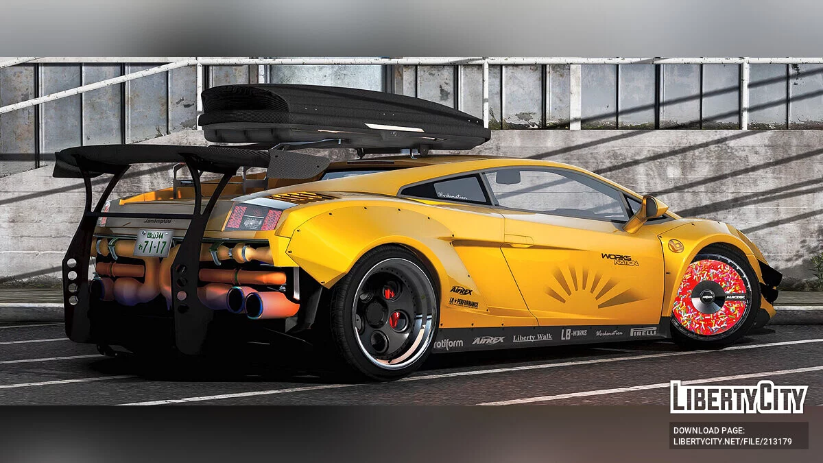 Lamborghini Gallardo Liberty Walk Custom / GTA 5