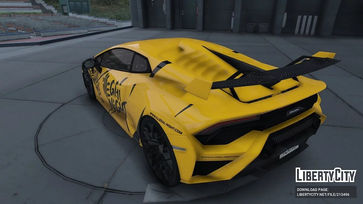 Lamborghini Guracan STO Illegal Night / GTA 5