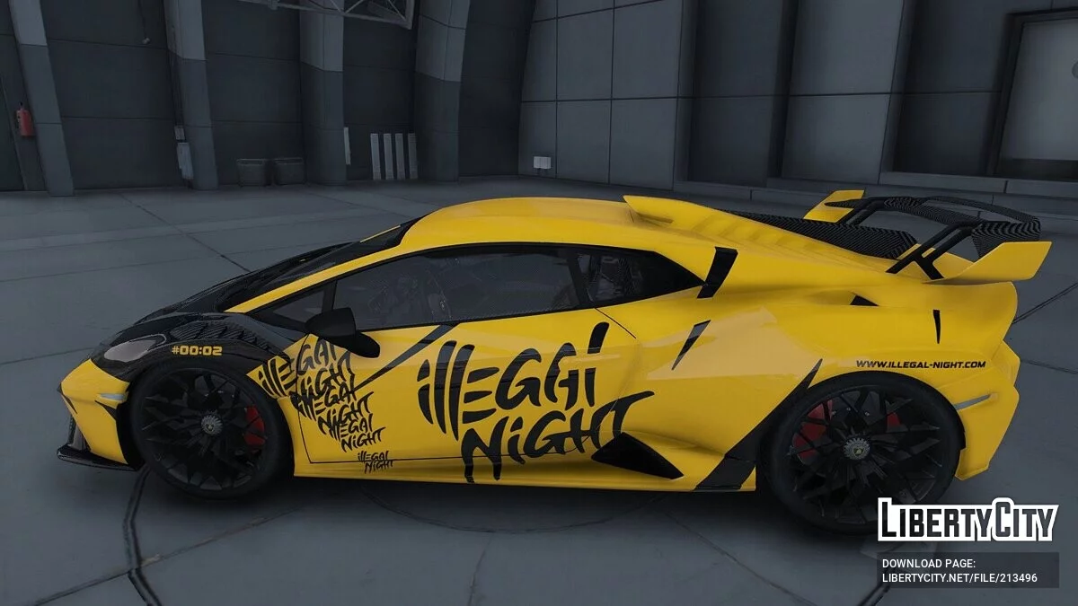 Lamborghini Guracan STO Illegal Night / GTA 5