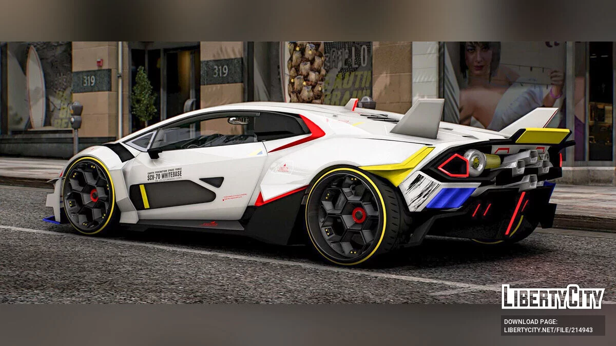 Gundam Style Lamborghini Huracan / GTA 5