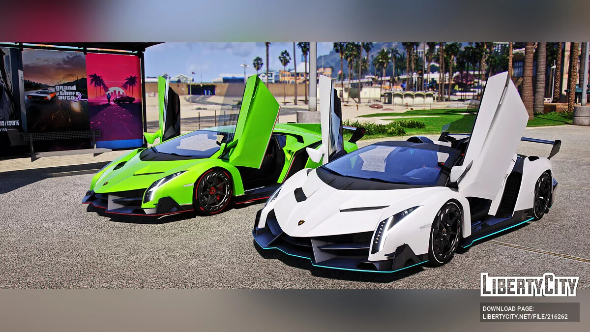 2013 Lamborghini Veneno and Roadster / GTA 5