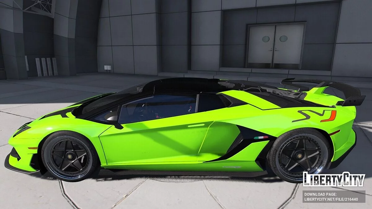 Custom Lamborghini Aventador SVJ Roadster / GTA 5