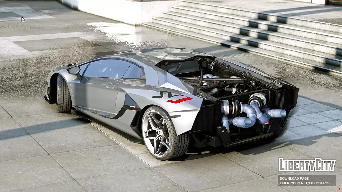 Lamborghini Aventador SVJ Twin Turbo / GTA 5