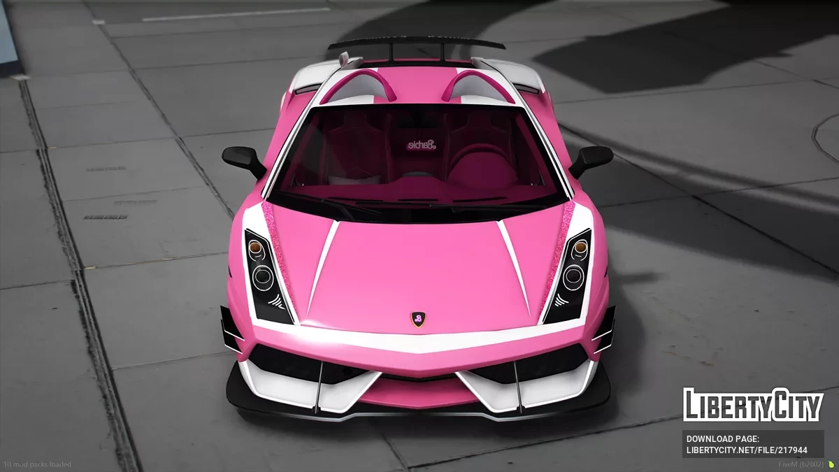 Lamborghini Gallardo Super Trofeo Stradale Barbie / GTA 5