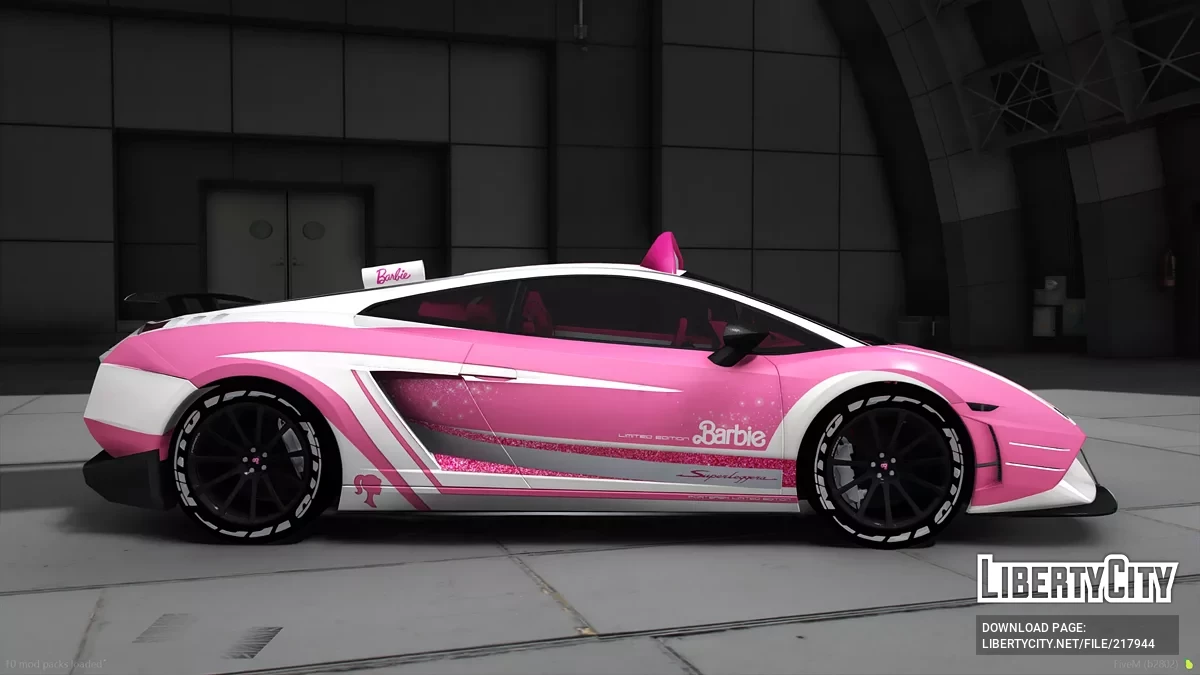 Lamborghini Gallardo Super Trofeo Stradale Barbie / GTA 5