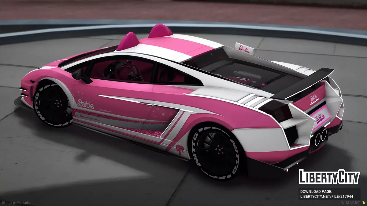 Lamborghini Gallardo Super Trofeo Stradale Barbie / GTA 5
