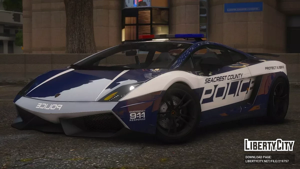 2010 Lamborghini Gallardo LP 570-4 Superleggera SCPD v1.0 / GTA 5