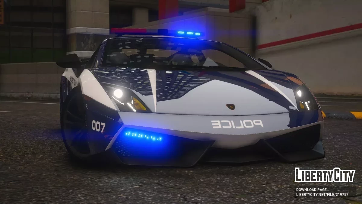 2010 Lamborghini Gallardo LP 570-4 Superleggera SCPD v1.0 / GTA 5