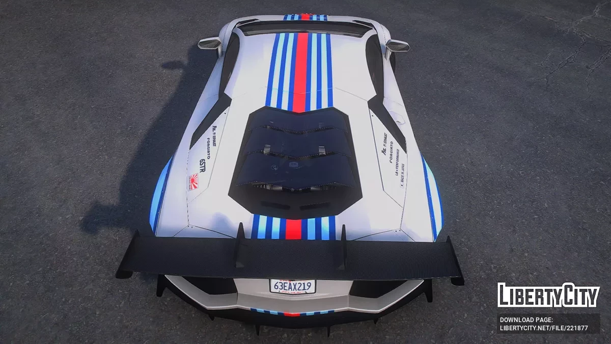 Lamborghini Aventador LP700-4 LibertyWalk MARTINI / GTA 5