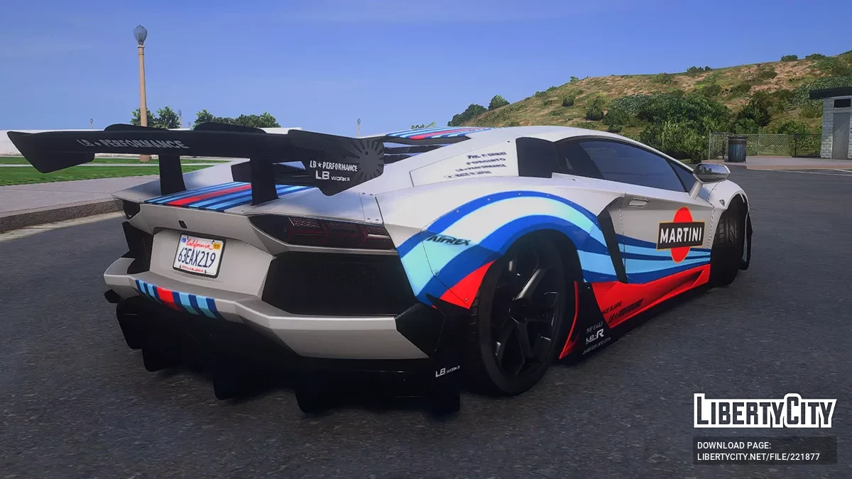 Lamborghini Aventador LP700-4 LibertyWalk MARTINI / GTA 5