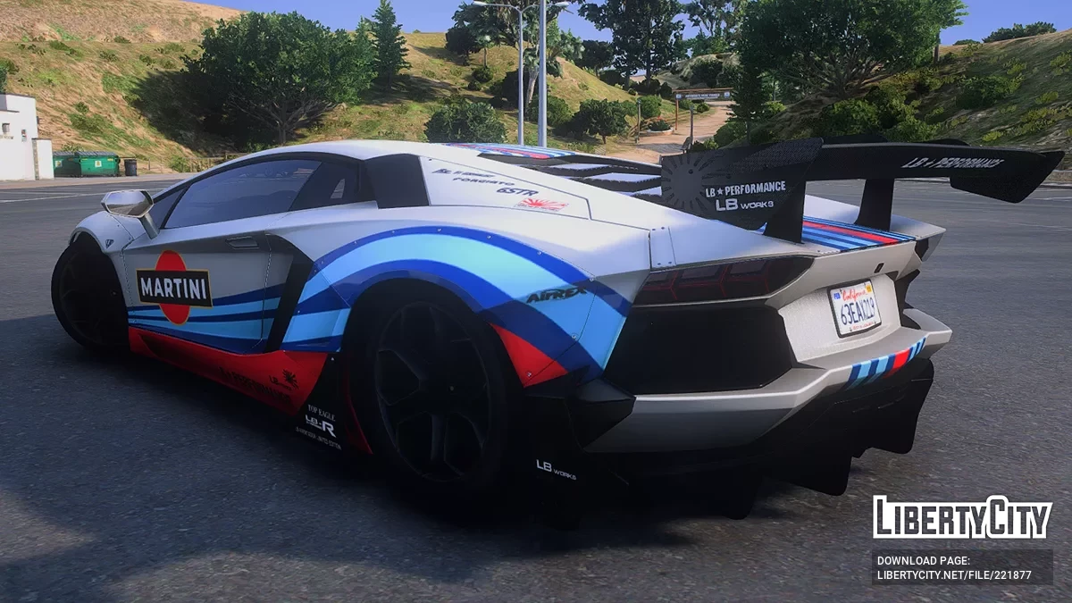 Lamborghini Aventador LP700-4 LibertyWalk MARTINI / GTA 5