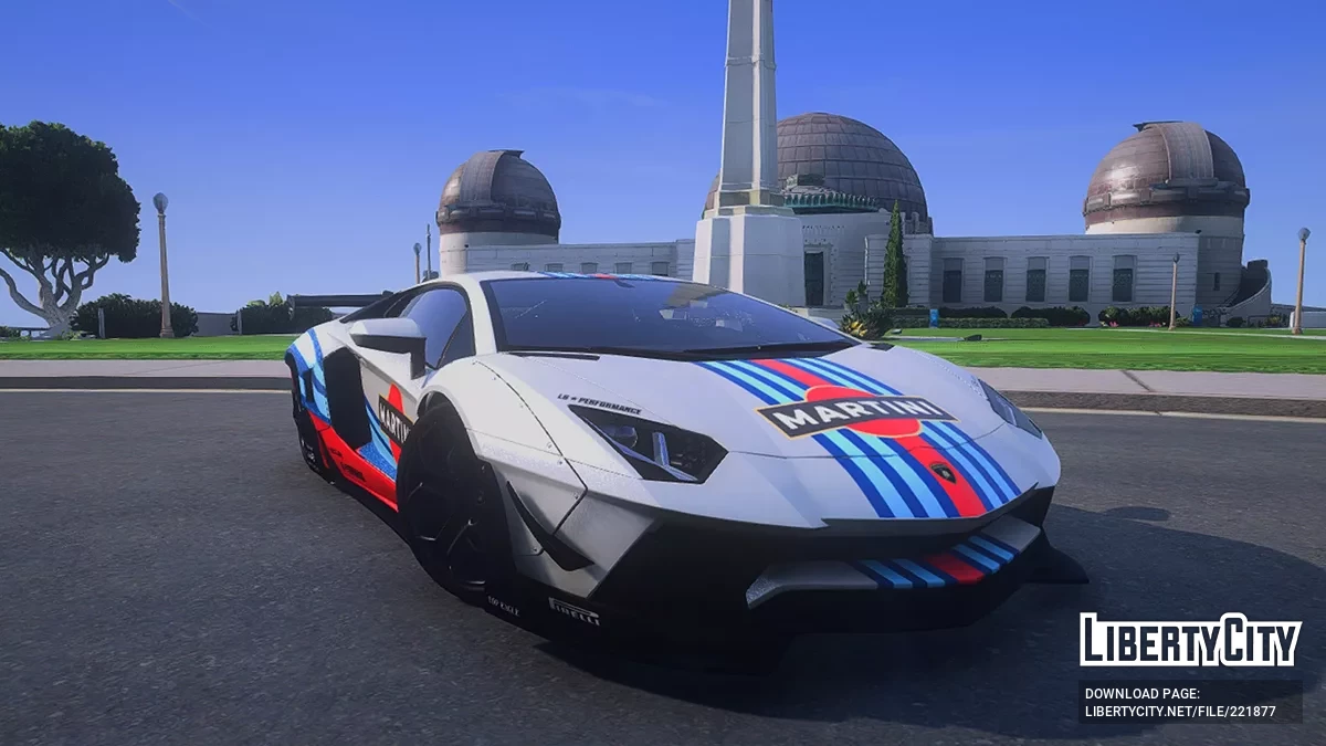 Lamborghini Aventador LP700-4 LibertyWalk MARTINI / GTA 5