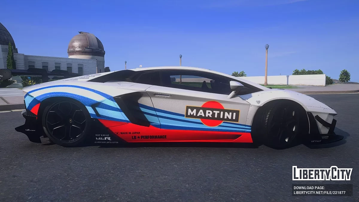 Lamborghini Aventador LP700-4 LibertyWalk MARTINI / GTA 5